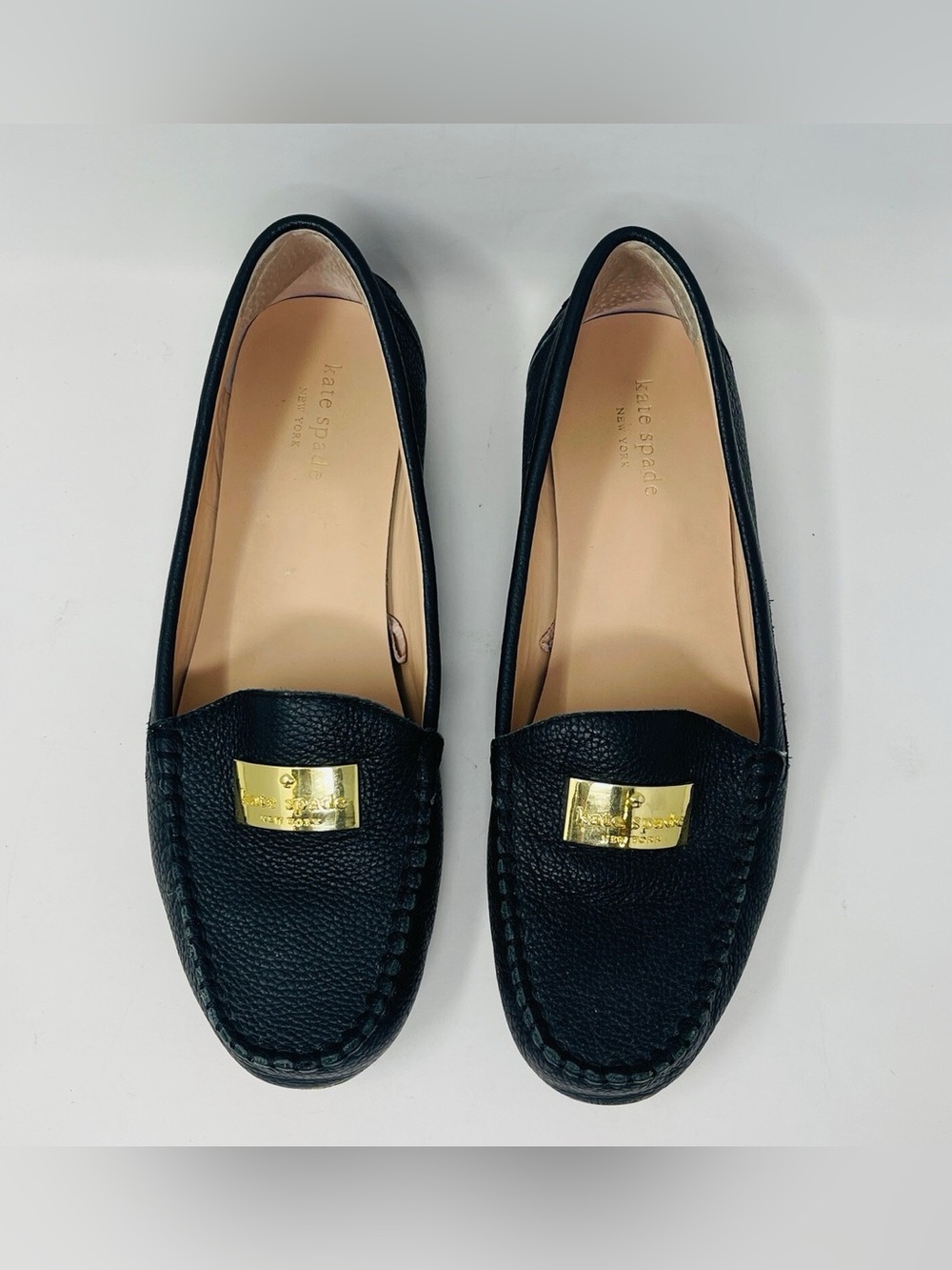Kate Spade Pebbled Leather Loafers